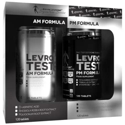 LevroTEST AM/PM Formula (30 дози) / 2 x 120 Таблетки - Kevin Levrone