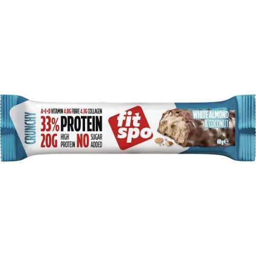 FitSpo протеинов бар бял бадем и кокос