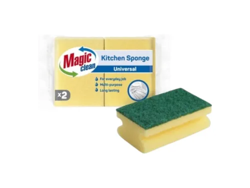 Гъба Домакинска Magic Clean С Канал 2бр