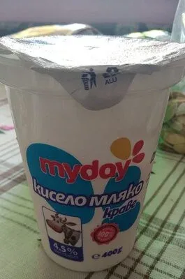 Кисело краве мляко 4.5% - myday