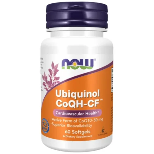 Ubiquinol CoQH-CF™ / 60 Гел капсули - NOW Foods