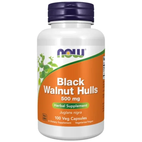 Black Wallnut Hulls 500 mg / 100 капсули - NOW Foods