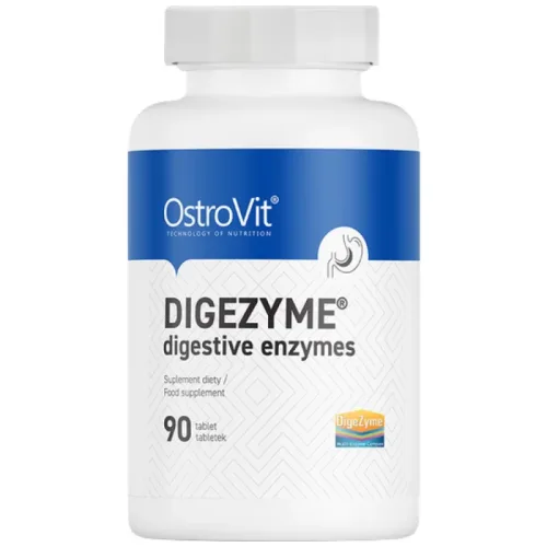 DigeZyme® | Digestive Enzyme Complex Patent / 90 Таблетки, 90 дози - OstroVit
