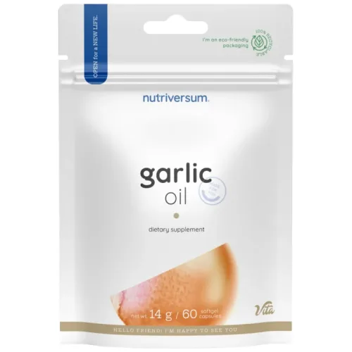 Garlic Oil 30 mg / 60 капсули, 60 дози - Nutriversum