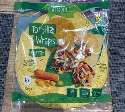 Тортиля обвивки с моркови / Tortilla Wraps Carrot - Vermondo