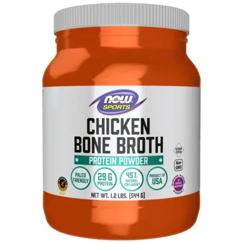 Chicken Protein Bone Broth (17 дози) / 544 грама - NOW Foods