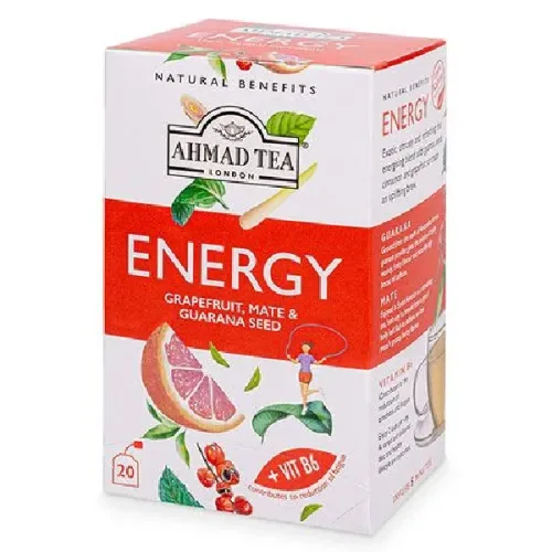 Чай Energy Ahmad Tea 20бр. 30гр. - Ahmad Tea