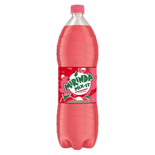 Газирана напитка Mirinda ягода и личи 2л. - Mirinda