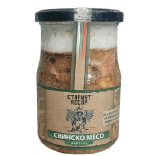 Свинско месо Старият Месар буркан 570гр.