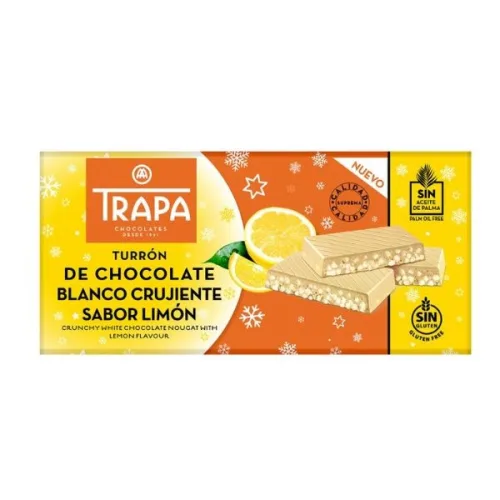 Шоколад Turron Trapa бял с лимон 175гр.