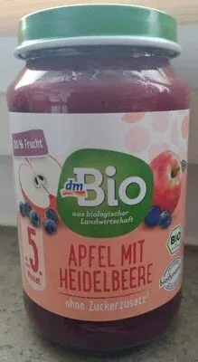 Ябълка с боровинка (от 5. месец) / Apple with Blueberry (from 5 months) - dmBio