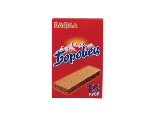 Вафли Боровец Обикновени 15бр 375гр