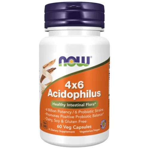 Acidophilus 4x6 / 60 капсули - NOW Foods
