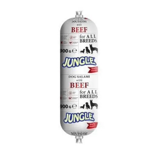 Кучешки салам с телешко Jungle 900гр. - Jungle