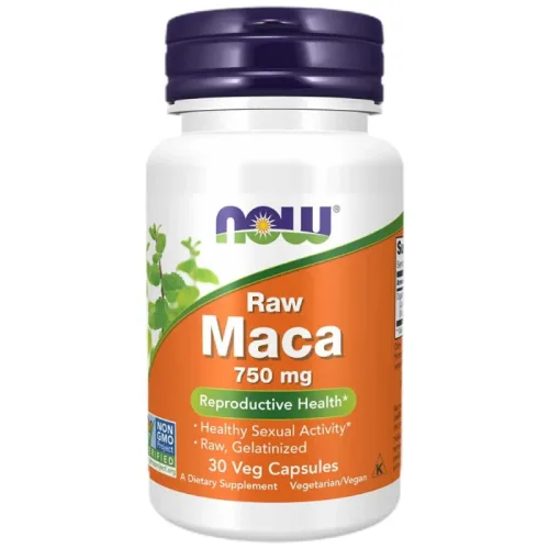 Raw MACA 6:1 Concentrate 750 mg (30 дози) / 30 капсули - NOW Foods