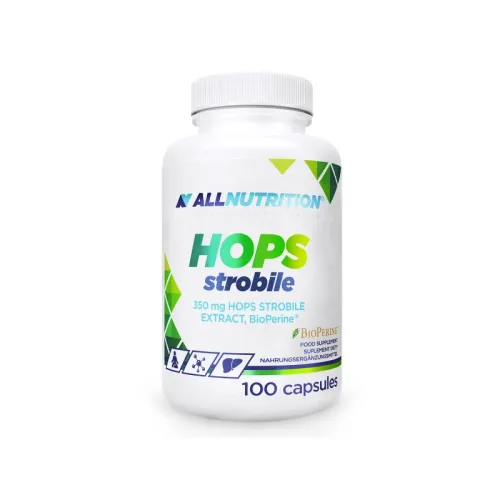 Hops Strobile - Хмел, Разфасовка 100 caps - Allnutrition
