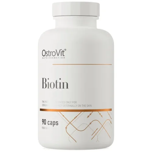 Biotin 2500 mcg / Vege / 90 капсули, 90 дози - OstroVit