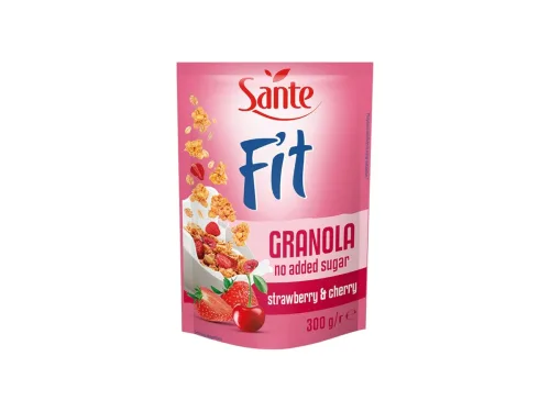 Гранола Sante Fit Малини и Ягоди 300гр Без Захар