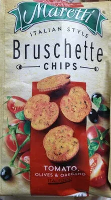 Чипс Bruschette с домати, маслини и риган / Bruschette Chips Tomato, Olives & Oregano - Maretti
