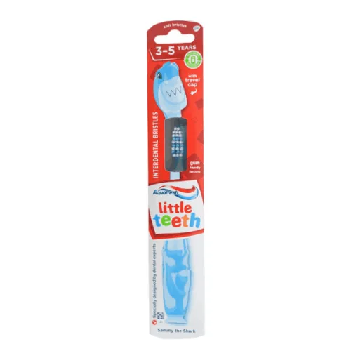 Детска четка за зъби Aquafresh Little teeth 3-5год.
