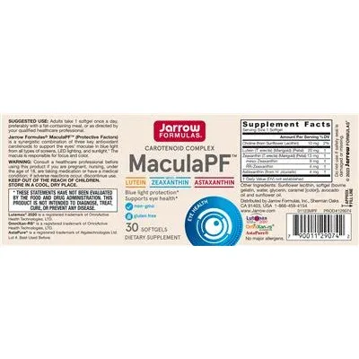 MaculaPF - Jarrow Formulas