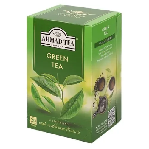 Чай Зелен Ahmad Tea 20бр. - Ahmad Tea