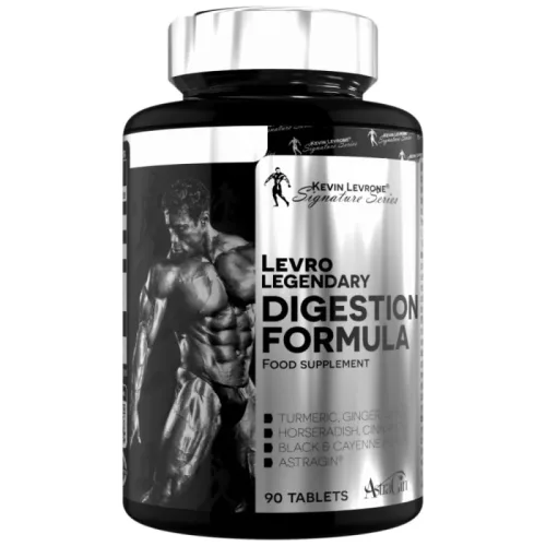 LevroLegendary Digestion Formula | with Ginger, Turmeric & AstraGin® (90 дози) / 90 Таблетки - Kevin Levrone
