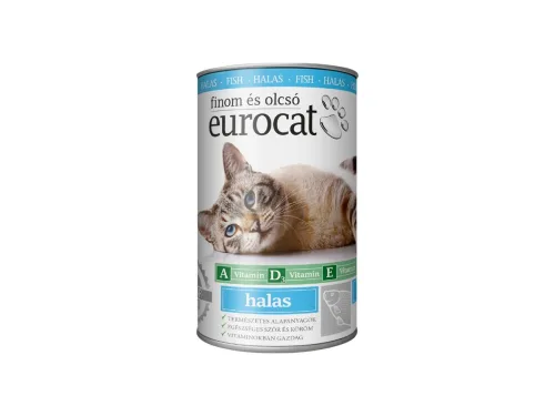 Храна за Котни Eurocat Риба 415гр Консерва