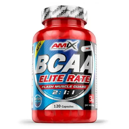 BCAA Elite Rate / 120 Caps / 100g - Amix