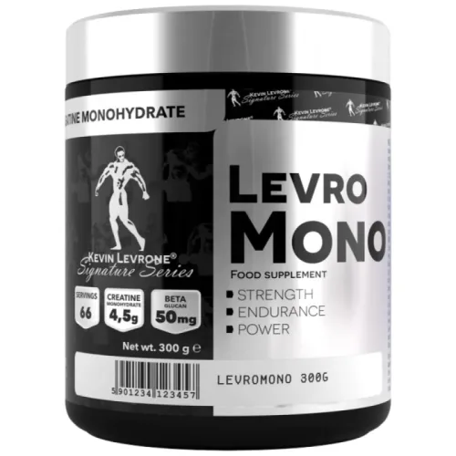 LevroMONO | Creatine Monohydrate Powder (67 дози) / 300 грама - Kevin Levrone