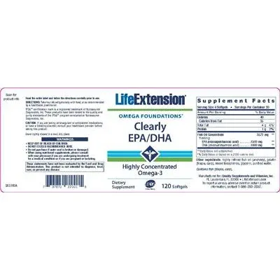 Clearly EPA/DHA - Life Extension