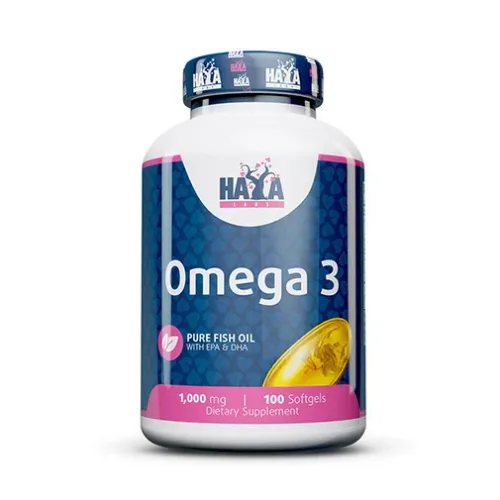 Omega 3 1000 mg Fish Oil / 100 Softgels / 100g - Haya Labs