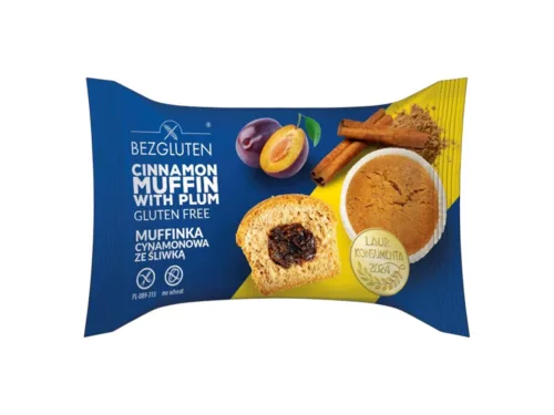 Мъфин Bezgluten С Канела И Сливи 60гр Без Глутен