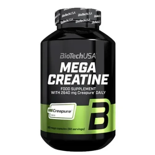 Mega Creatine / 120 Caps (60 дози) - BioTech USA