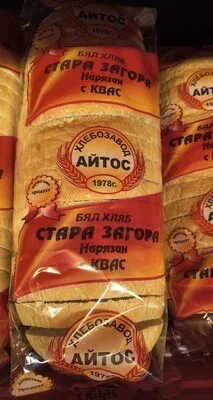 Бял хляб Стара Загора с квас (нарязан) - Хлебозавод Айтос