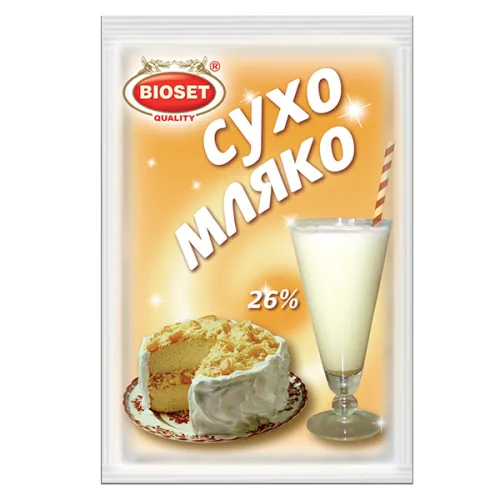 Сухо мляко Биосет 26% 50гр. - Bioset