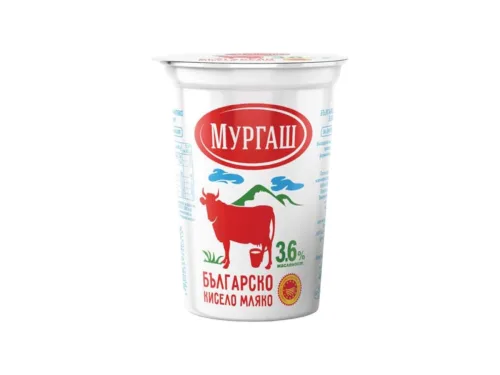 Мляко Кисело Мургаш По Знп 3.6% 400 Гр