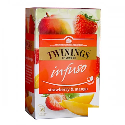 Чай Twinings Strawberry & Mango 20бр.40гр - Twinings