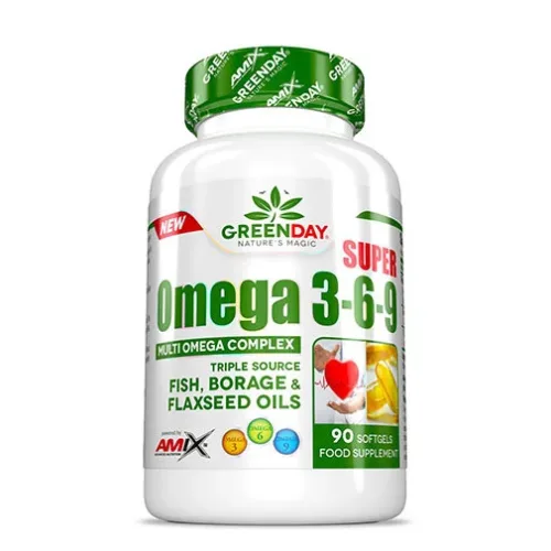 GreenDay Super Omega 3-6-9 / 90 Soft. - Amix