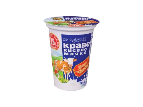 Мляко Кисело Бор Чвор 3.6% 400гр Рп