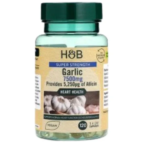 Super Strength Odourless Garlic / 120 капсули, 120 дози - Holland And Barrett