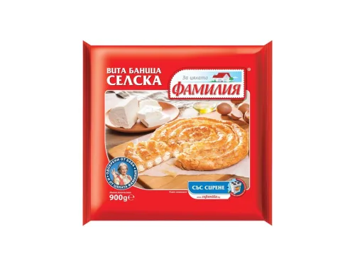 Баница Фамилия Селска Вита Със Сирене 900гр