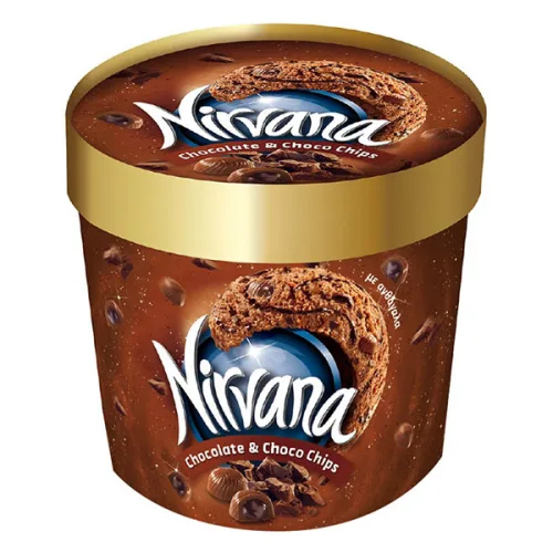 Сладолед Nirvana Chocolate & Choco Chips 420мл.