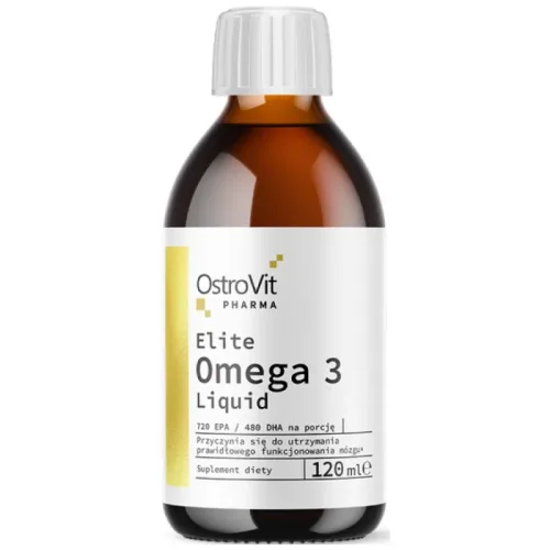 Elite Omega 3 Liquid | 60% EPA + DHA / 120 мл, 60 дози - OstroVit