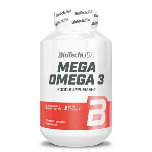 Mega Omega 3 / 180 Softgels - BioTech USA
