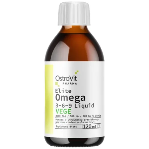 Elite Omega 3-6-9 Liquid | Vege / 120 мл, 30 дози - OstroVit