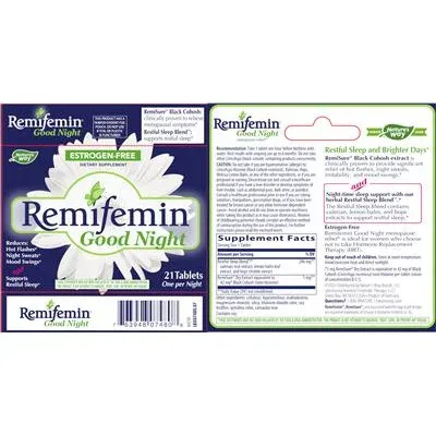 Remifemin Добра Нощ - Nature's Way