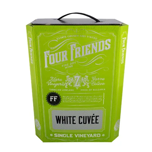 Вино Бяло Кюве Four Friends 3 л. - Four Friends
