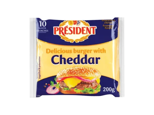 Сирене Топено President Тост Чедър 200гр