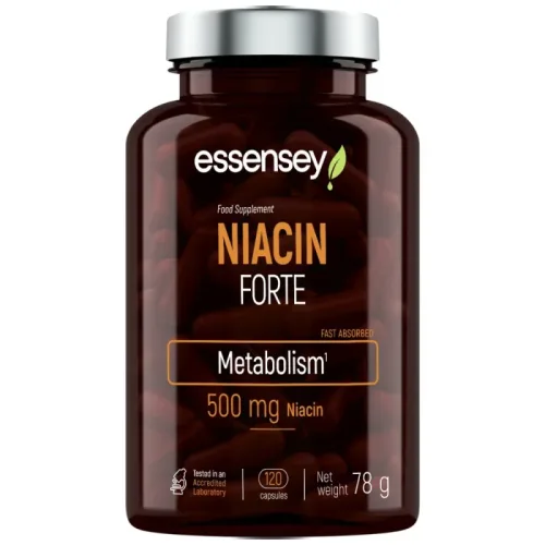 Niacin Forte 500 mg / 120 капсули, 120 дози - Essensey